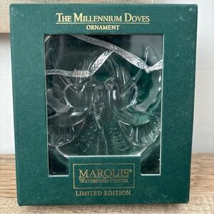 Marquis Waterford "The Millenium Doves" Crystal Limited Edition Ornament